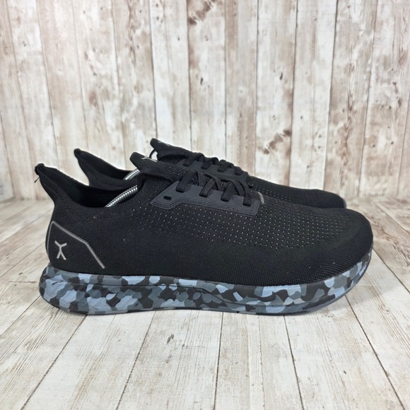 Fluxus Other - Mens Flux Black Athletic Running Shoes Camo Lightweight Size‎ US 12.5
